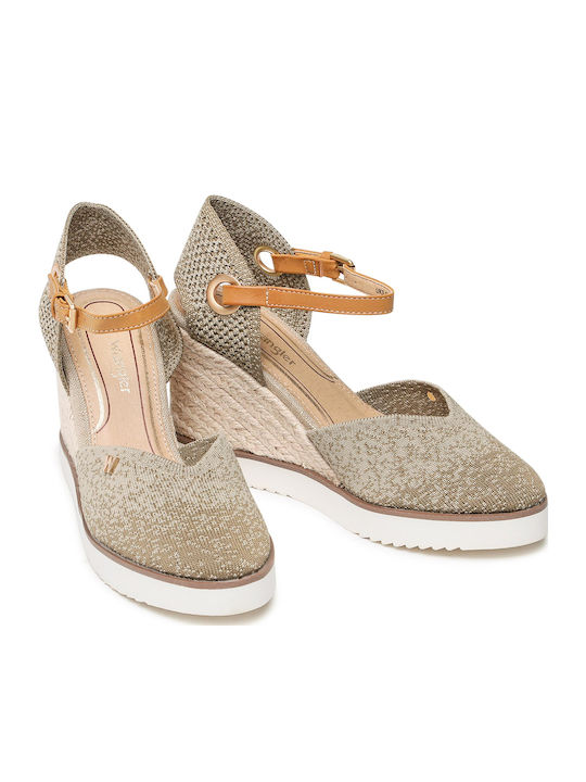 Isla Knit Damenplattformen im Espadrilles-Stil Sand