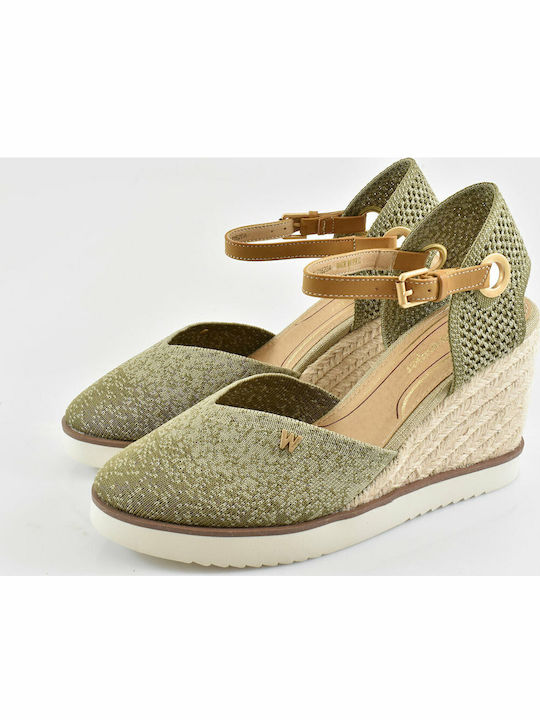 Isla Knit Damenplattformen im Espadrilles-Stil Sand