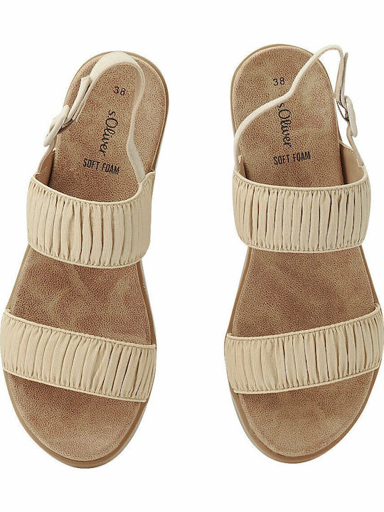 Women's Platform Shoes Beige 5-28108-28 355