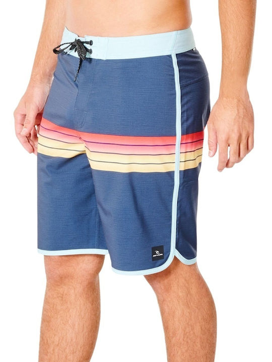 Mirage Surf Revival Men's Swimwear Bermuda Blue Striped