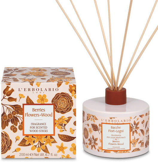 L' Erbolario Diffuser with Fragrance Bacche Fiori Legni 200ml