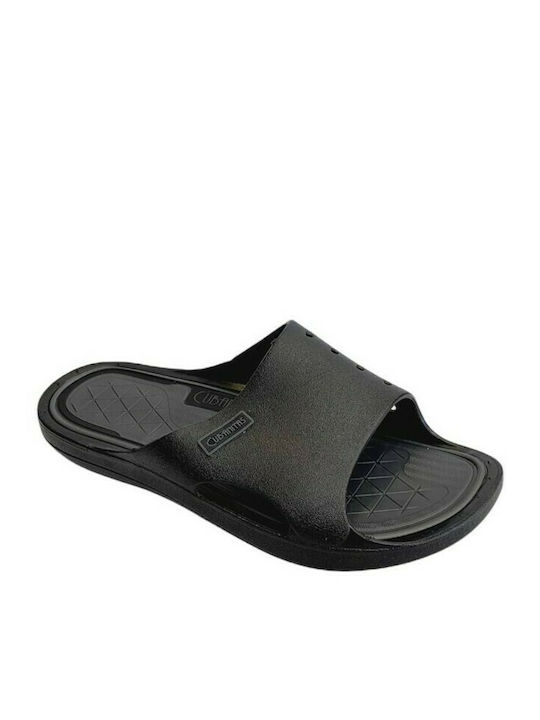 Cubanitas Herren-Flip-Flops Schwarz