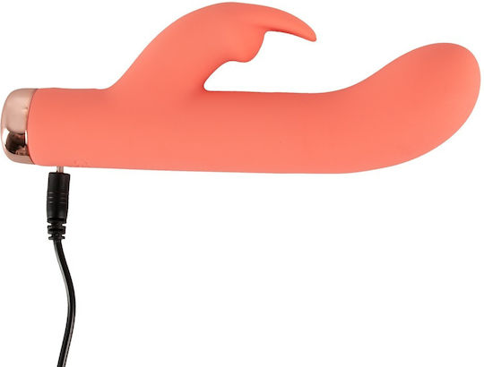 You2Toys Peachy Mini Δονητής Rabbit Mini Rabbit Vibrator 16.7cm Πορτοκαλί