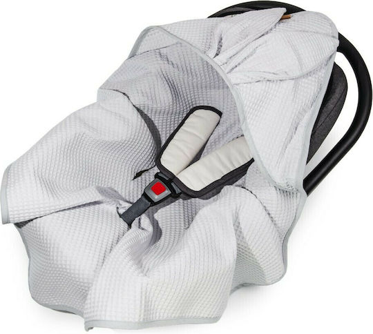 Beboulino Одеяло Детски пелени за пелени For Baby Pique Сив 78x78см.