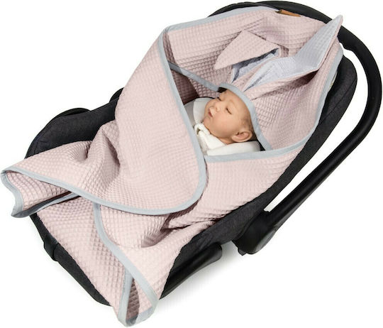 Beboulino Кувертa Детски пелени за пелени For Baby Pique Розов 78x78cm