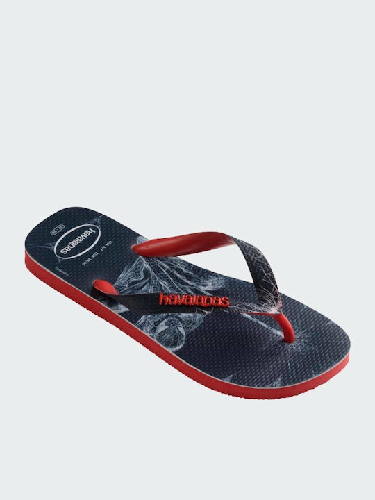 Top Marvel Spiderman Herren Flip Flops Ruby Red