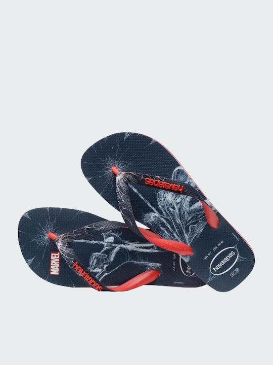 Top Marvel Spiderman Herren Flip Flops Ruby Red