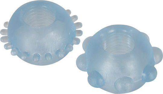 You2Toys Cock Ring Set Transparent Blue 2τμχ