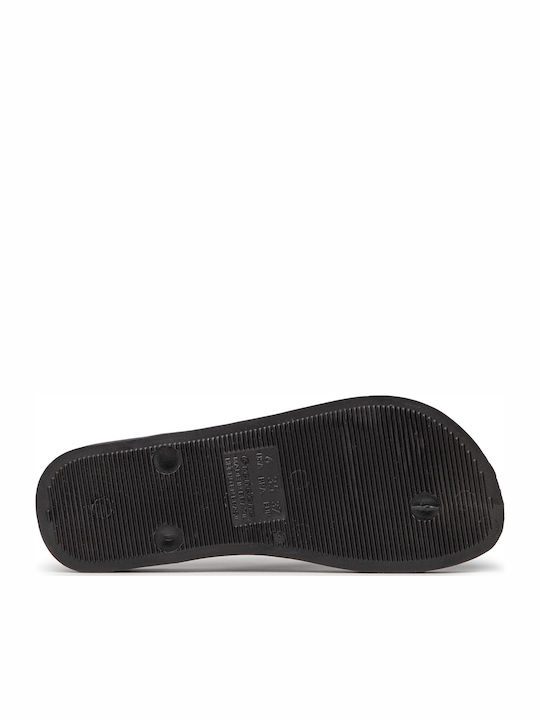 Omica Tan Women's Flip Flops Black
