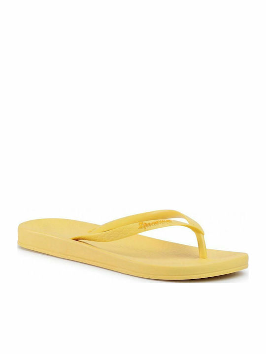 Women's Flip Flops in Yellow Color
