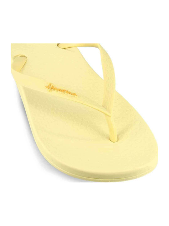 Women's Flip Flops in Yellow Color
