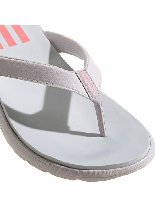 Comfort Flip Flops in White Colour