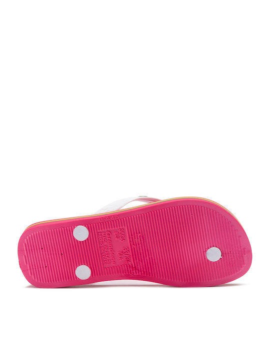 Classica Brazil Σαγιονάρες σε Λευκό Χρώμα 80408-24044 780-18308/WHITEFUCHSIA