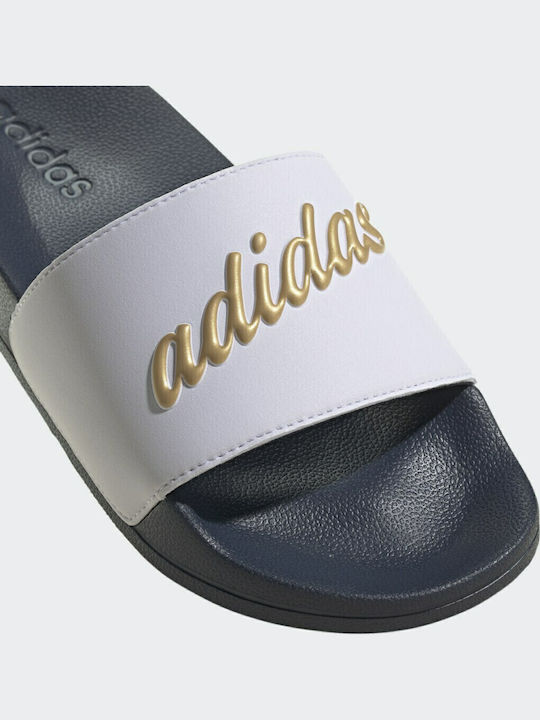 Adilette Shower Slides σε Λευκό Χρώμα