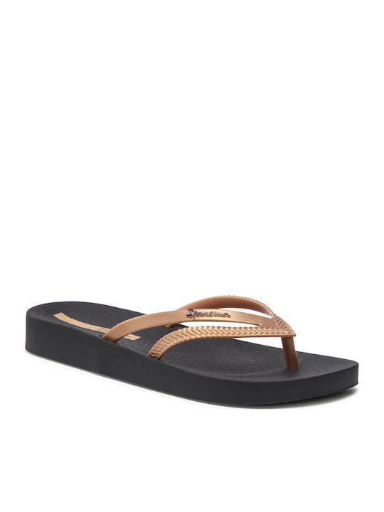 Bossa Soft Women's Flip Flops in Gold Color