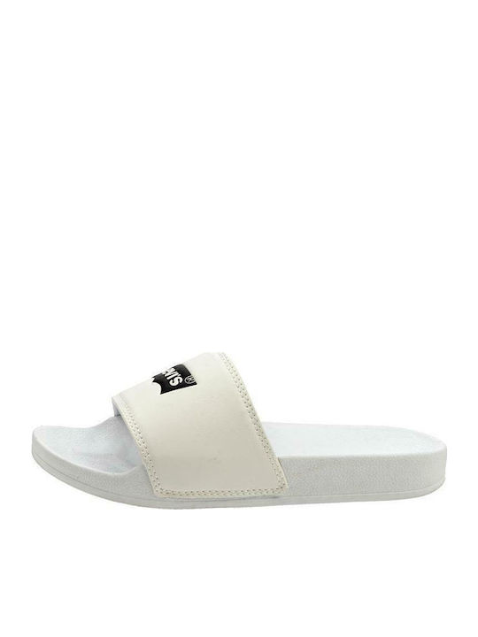 June Batwing Slides σε Λευκό Χρώμα