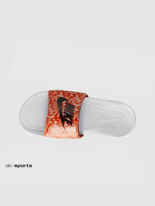 Paisly Women's Slides Orange