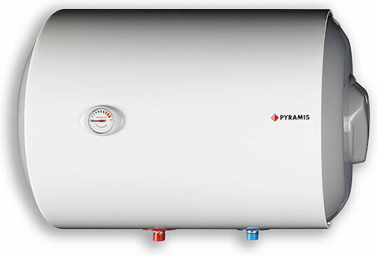 Pyramis Θερμοσίφωνας 40lt Glass Οριζόντιος 4kW