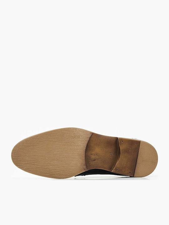 Men's Leather Casual Shoes Blue
