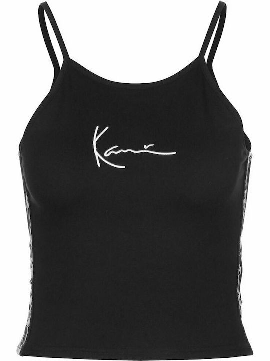 Women's Blouse Cotton with Straps Black