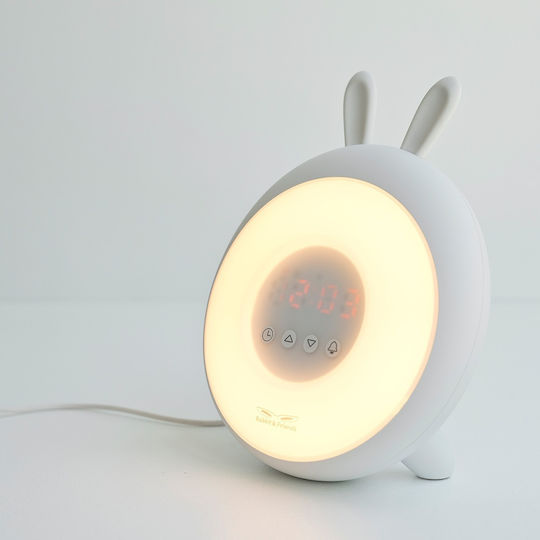 Rabbit & Friends Rabbit & Friends Nursery Night Light Bunny Battery White