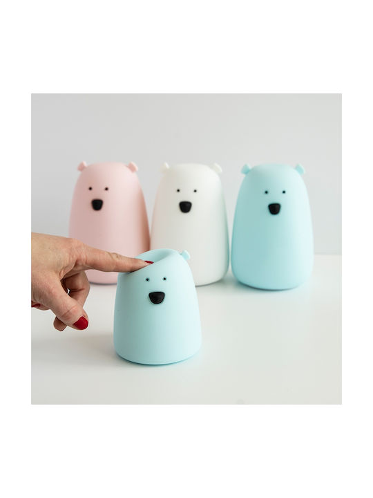 Rabbit & Friends Night Light Bear Battery Blue