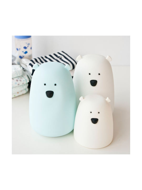 Rabbit & Friends Night Light Bear Battery Blue