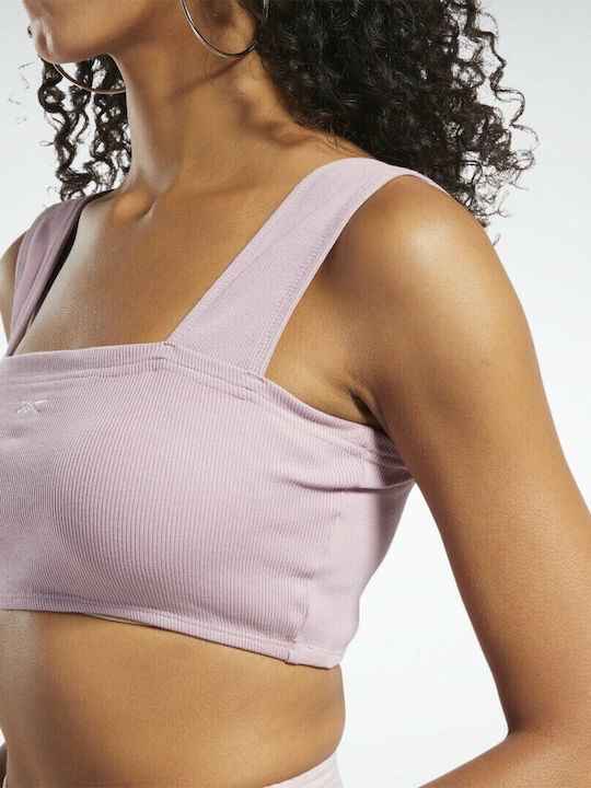 Classics Ribbed Women's Sports Bra Infused Lilac