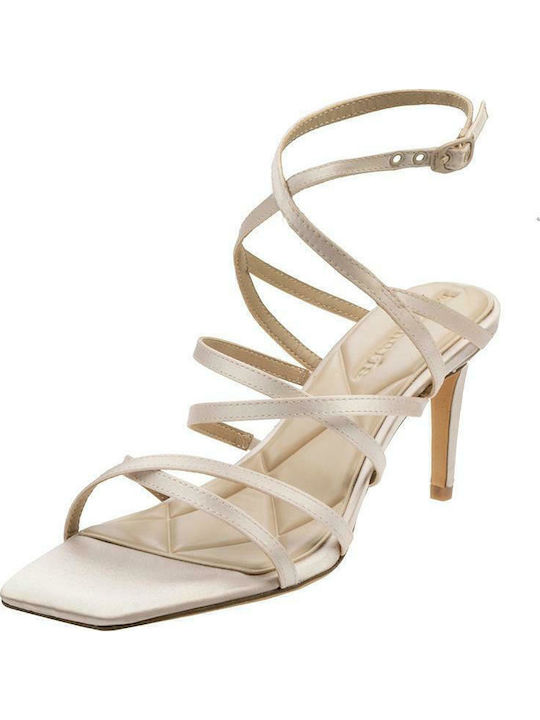 Stoff Sandalen Platinum