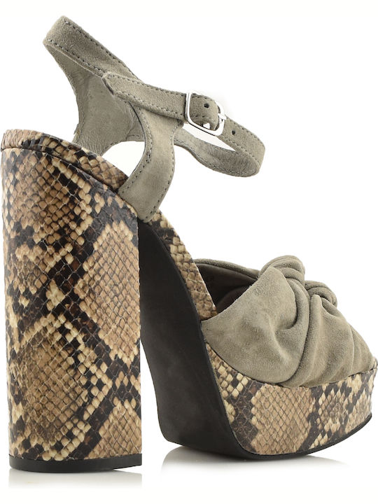 Jessa Sandals Beige