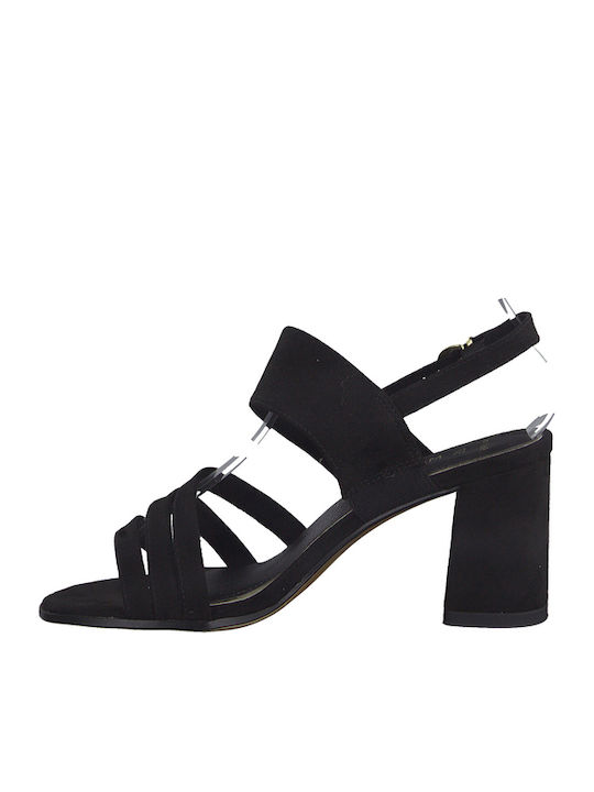 Suede Sandalen Schwarz