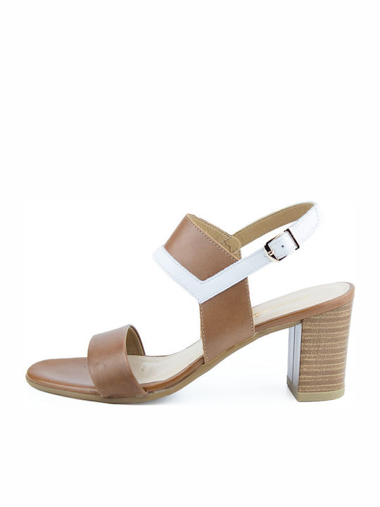 Leather Sandals Anatomic Tabac Brown