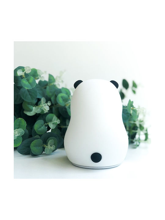 Rabbit & Friends Φωτάκι Νυκτός Panda USB Λευκό