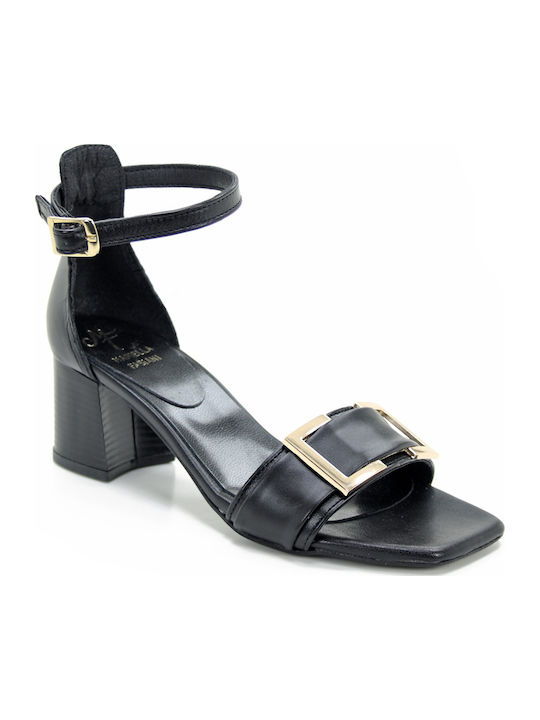 Leather Sandals Black