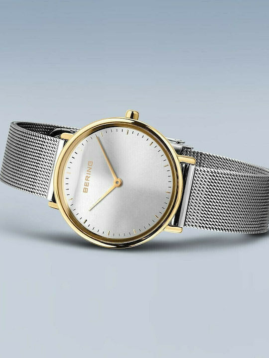 Bering Time Women's Watch with Silver Metal Bracelet