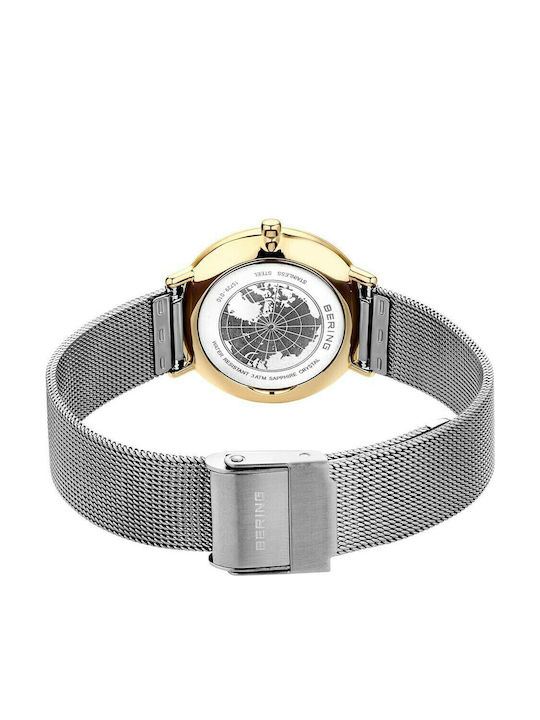 Bering Time Women's Watch with Silver Metal Bracelet