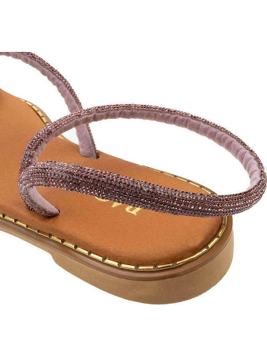 Sandale Casual Damă Anatomici Din Piele Roz