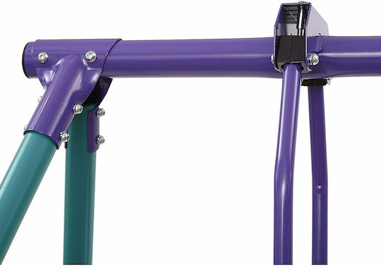 Plum Double Metal Swing Glider-Helios 210x210x18cm for 3+ Years