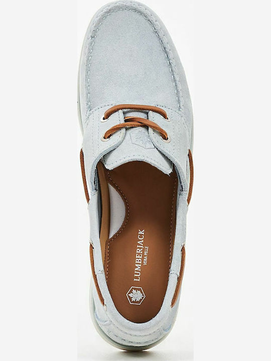 Navigator Women's Boat Shoes in Light Blue Color
