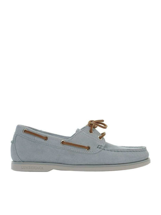 Navigator Women's Boat Shoes in Light Blue Color