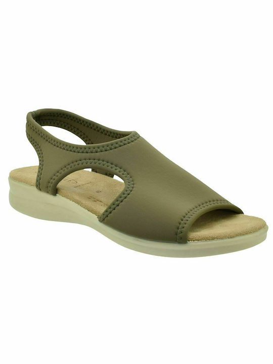 Emanuele Women's Flat Sandals Anatomic in Green Color