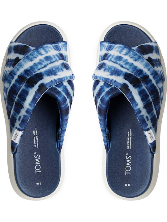Alpargata Mallow Women's Flat Sandals in Blue Color