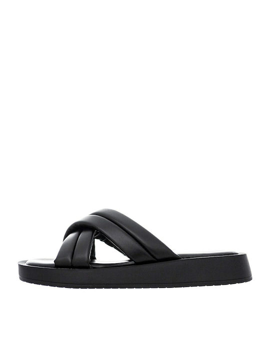 Women's Flat Sandals Flatforms in Black Color