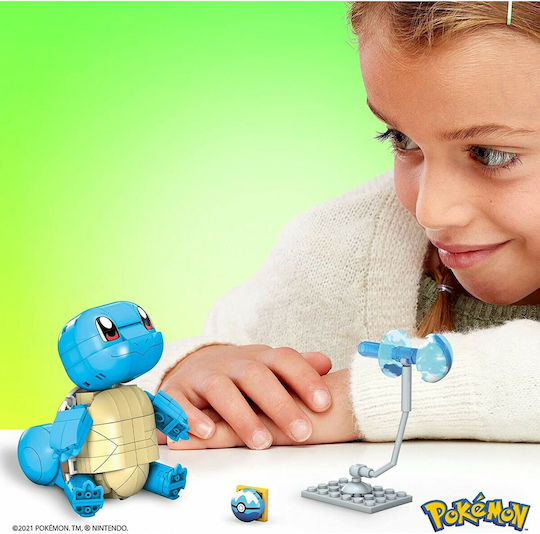 Mega Bloks Building Blocks Pokémon Build and Show Squirtle for 7+ Years 199 Pieces