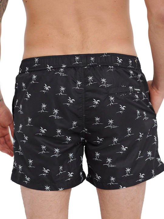 Men's Swimwear Shorts Black with Patterns