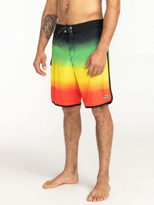 73 Fade Pro Men's Swimwear Bermuda Multicolour with Patterns