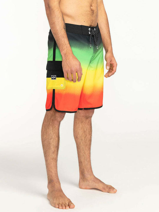 73 Fade Pro Men's Swimwear Bermuda Multicolour with Patterns