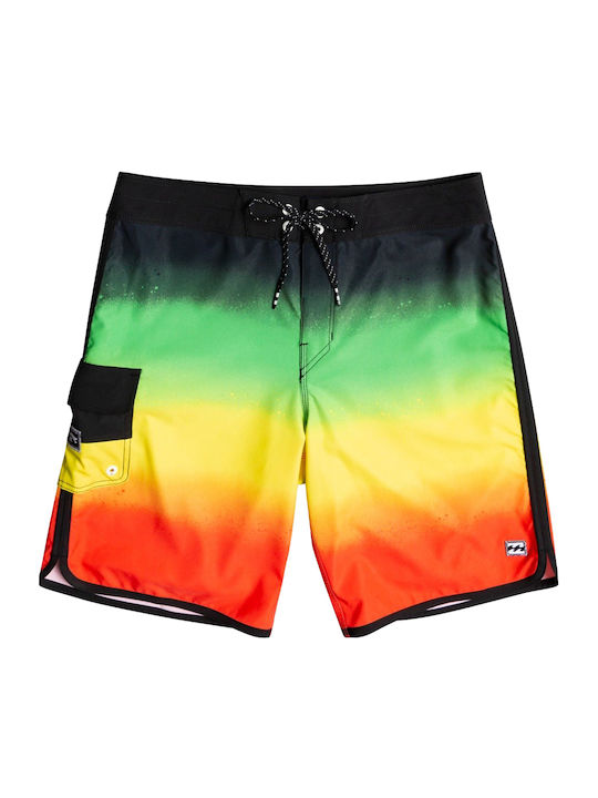73 Fade Pro Men's Swimwear Bermuda Multicolour with Patterns