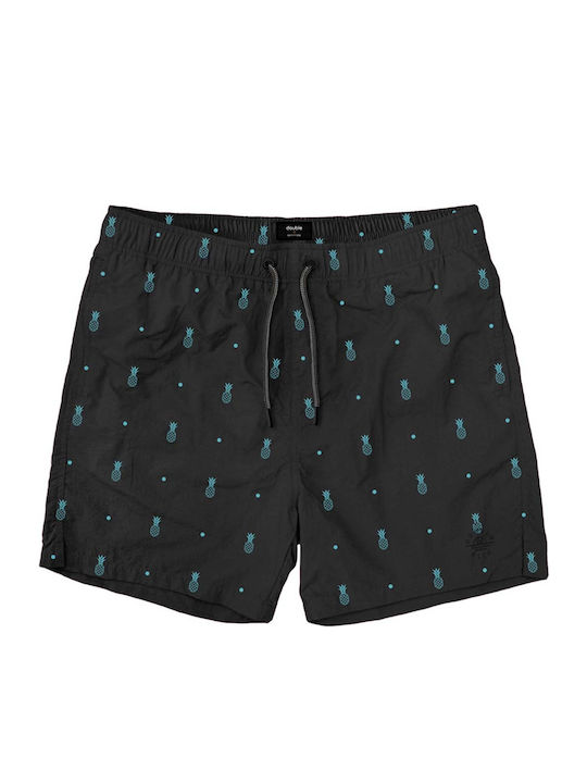 Men's Swimwear Shorts Black with Patterns