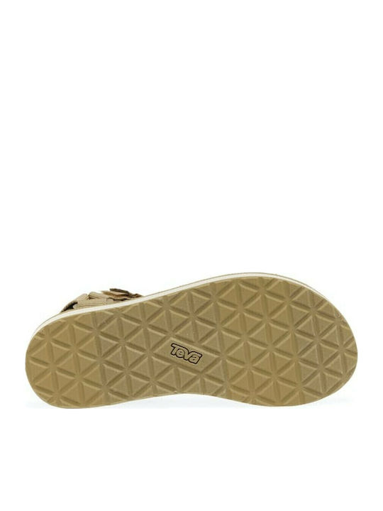 Midform Universal Women's Flat Sandals Anatomic Sporty in Beige Color